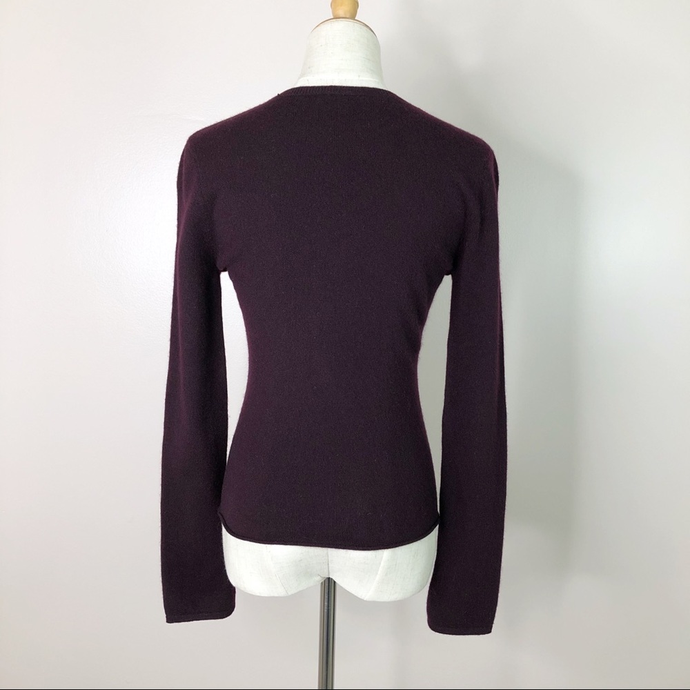 Vince l Pullover Sweater V-Neck 100% Cashmere S - Picture 3 of 8